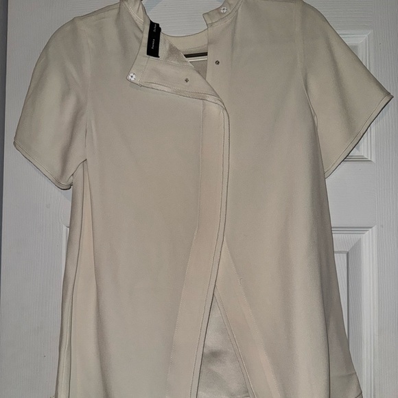 Proenza Schouler Womens Snapped Buttoned Back Slit Blouse - Picture 2 of 3